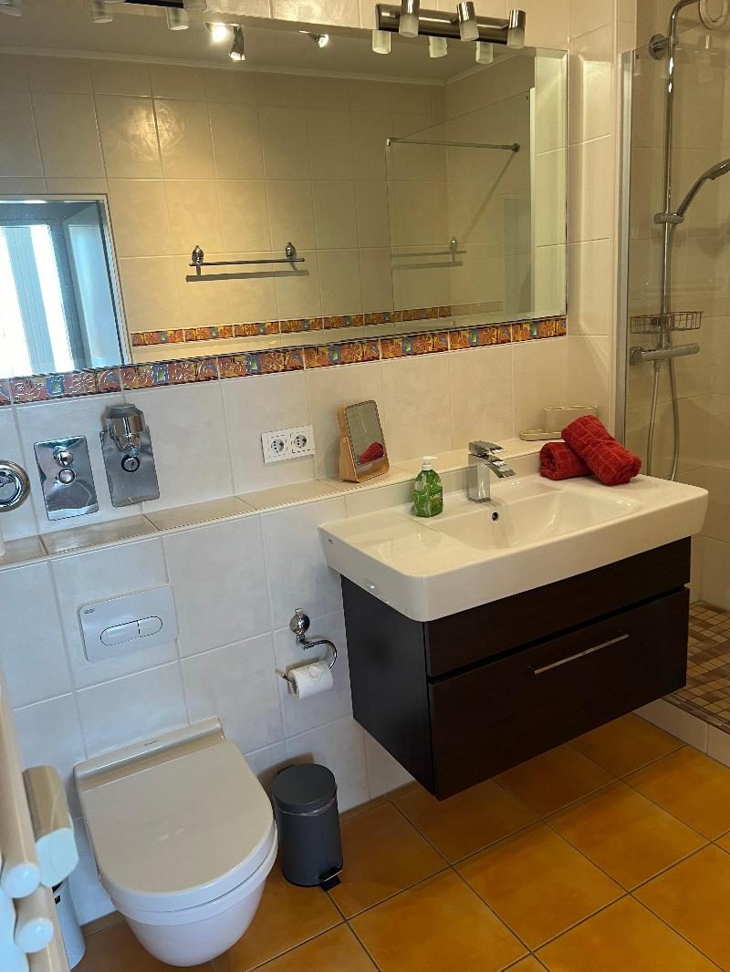 Badezimmer der Ferienwohnung Stella Marina